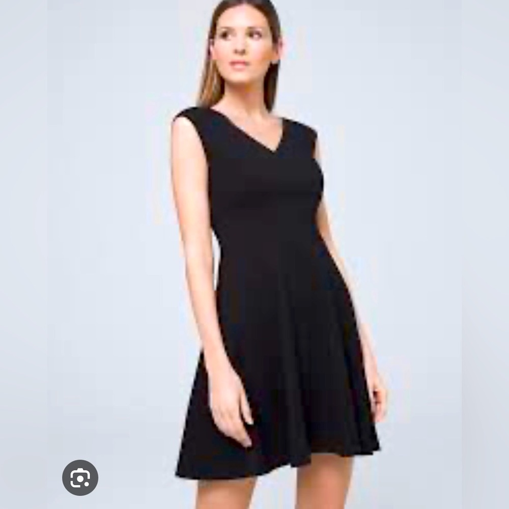 White House Black Market Ponte Fit and flare dress, Size 4